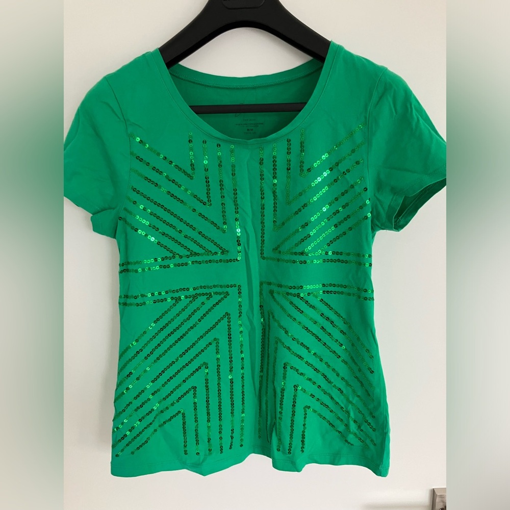Green Embroided Shirt